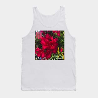 Red Flower Power Tank Top